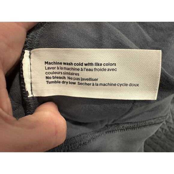 Tommy John Quilted Quarter Zip Turbulence Gray Medium M - Picture 6 of 7